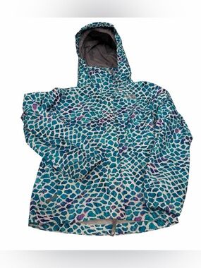 The North Face Dryvent  rain windbreaker jacket Full Zip girl 7/8